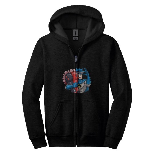 Batman Punch Out , Superhero , Marvel Disney Zip Hoodies
