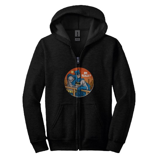 Batman Oh Really daydream  , Superhero , Marvel Disney Zip Hoodies