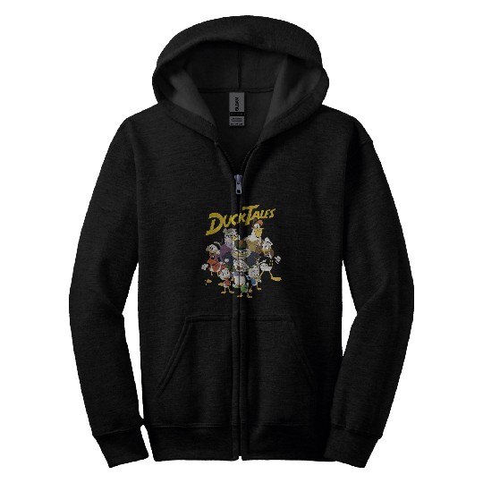 Disney DuckTales Group Shot Logo Zip Hoodies