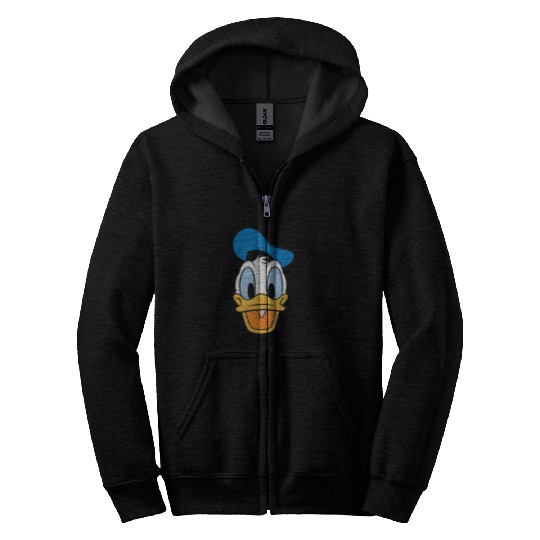 Disneyss Donald Duck Three Caballeros Trip Matching Big Faces Zip Hoodies