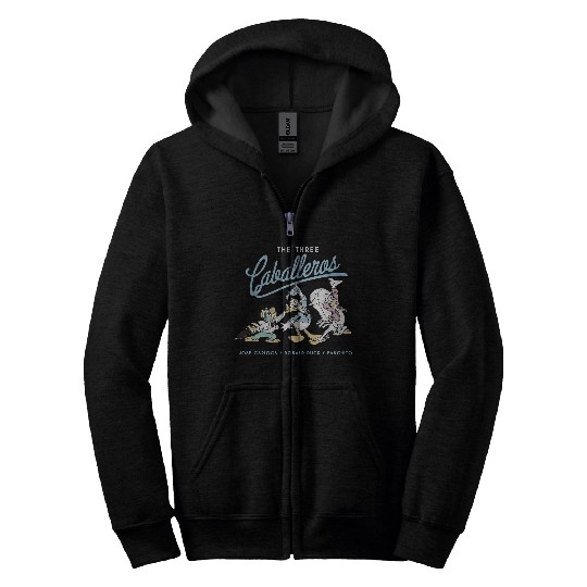 Disneys The Three Caballeros Donald Duck Zip Hoodies