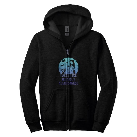Disneyss The Nightmare Before Christmas Sally Sweet Zip Hoodies