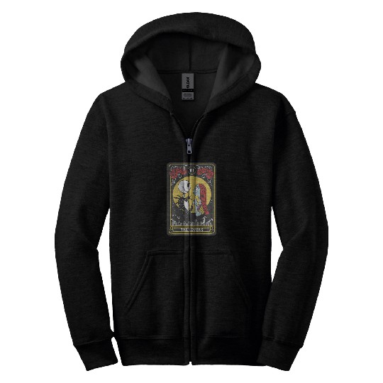Disney The Nightmare Before Christmas Jack Sally Lovers Zip Hoodies