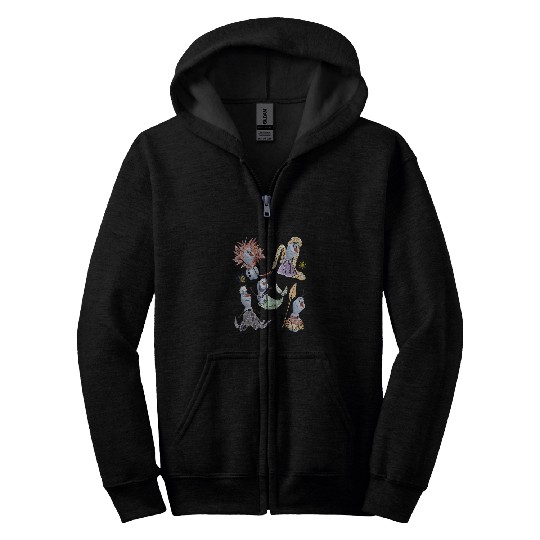 Disney Olaf Presents Classic Costume Sketches Zip Hoodies