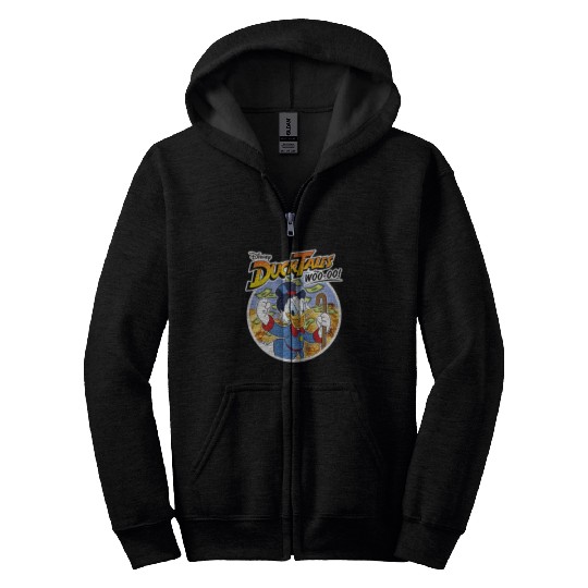 Disney DuckTales Classic Uncle Scrooge Woooo Zip Hoodies
