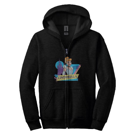 Disneyss Cinde Retro Couples Matching Cinde Zip Hoodies
