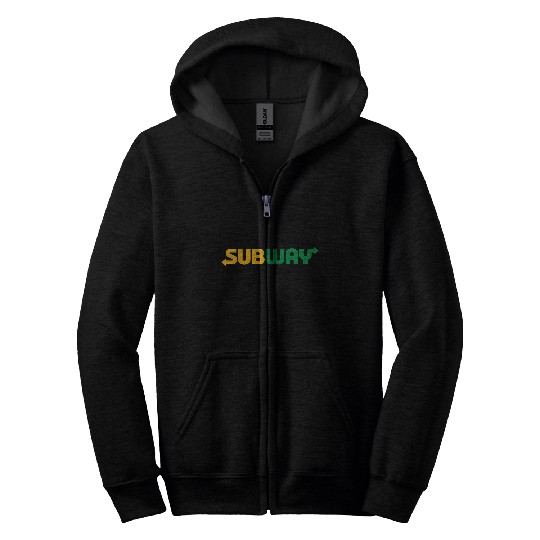 Subway-Logo Zip Hoodies