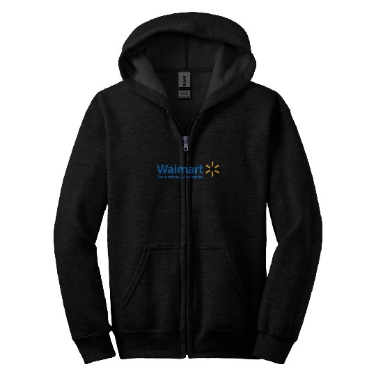 Walmart Logo Zip Hoodies