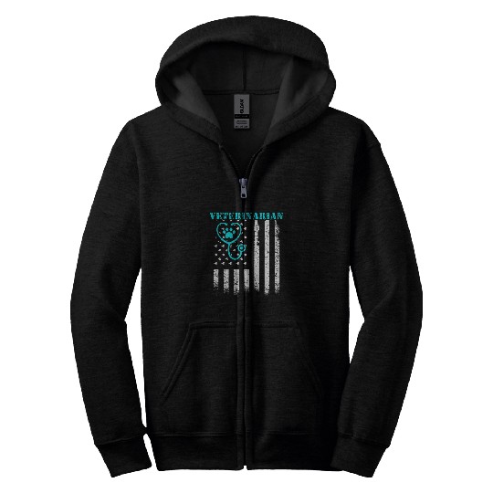 Veterinarian Funny Veterinary Graduate 6 Zip Hoodies