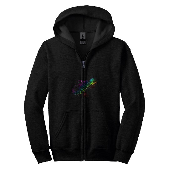 Dino Tiny Dinosaur Tegu Abstract Tegu Lover Reptile Tegu Lizard Zip Hoodies