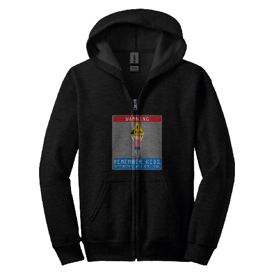 Electrical Remember Kids Electricity Will Kill You 2 Electrician Zip Hoodies