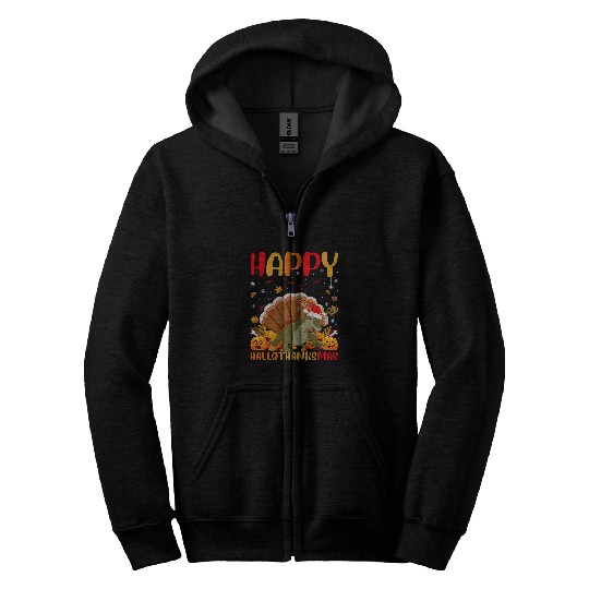 Dragons Funny Komodo Dragon Lover Happy Komodo Dragon HelloThanksMas Zip Hoodies