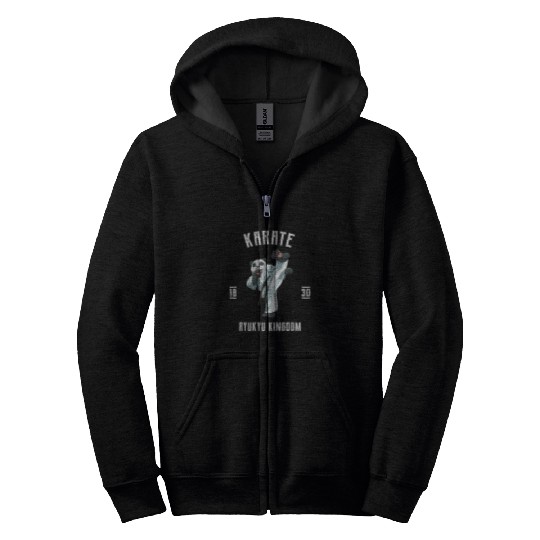 Karate Japanese Martial Arts Fighting MMA 3 Zip Hoodies