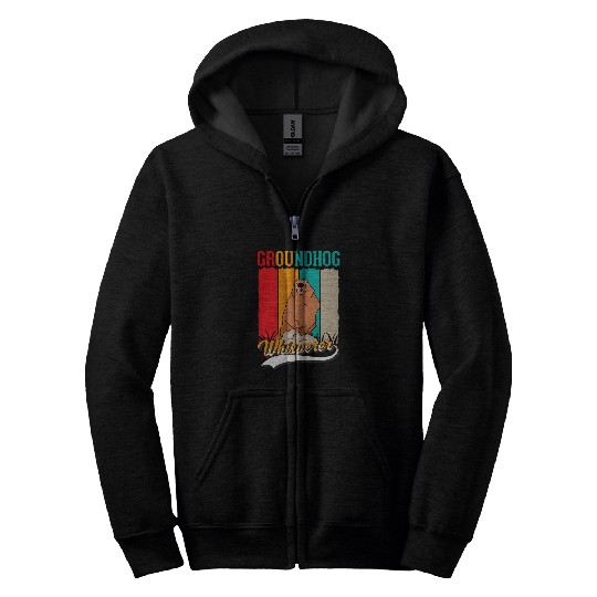 Groundhog Whisperer Marmot Whisperer 3 Zip Hoodies