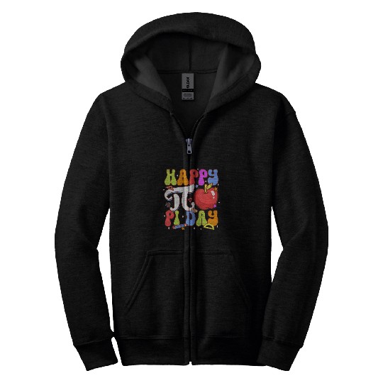 Happy Pi Day Funny Math Geek Nerd Teacher Student Zip Hoodies