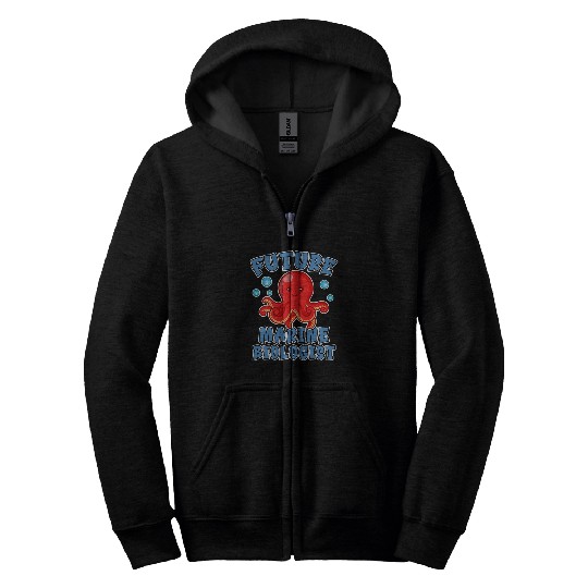 Future marine biologist marine life Zip Hoodies