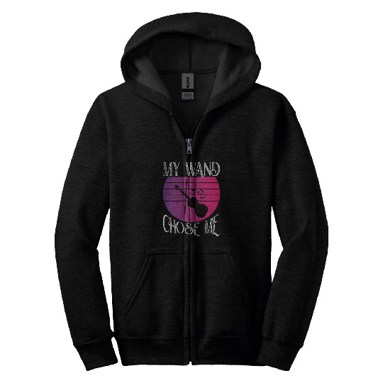Violin Lover My Wand Chose Me For Violinist 249 Zip Hoodies