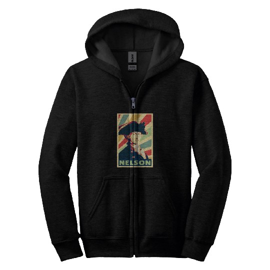 Horatio Nelson vintages Colours Zip Hoodies