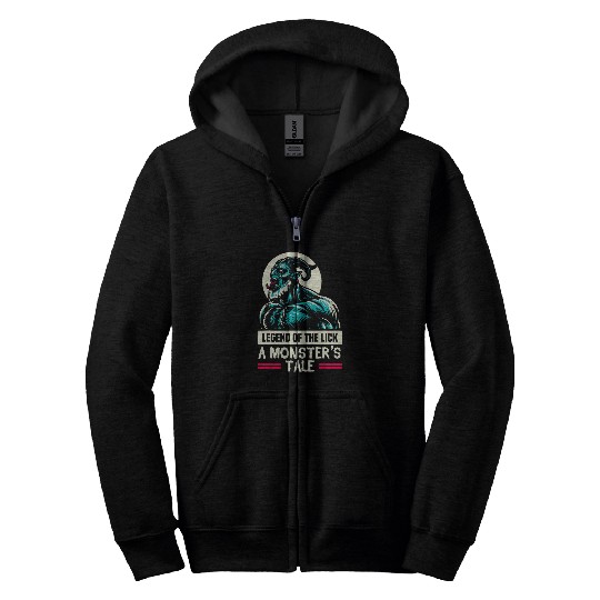 Pope Lick Monster Legendary Creature Cryptozoology Cryptid 16 Zip Hoodies