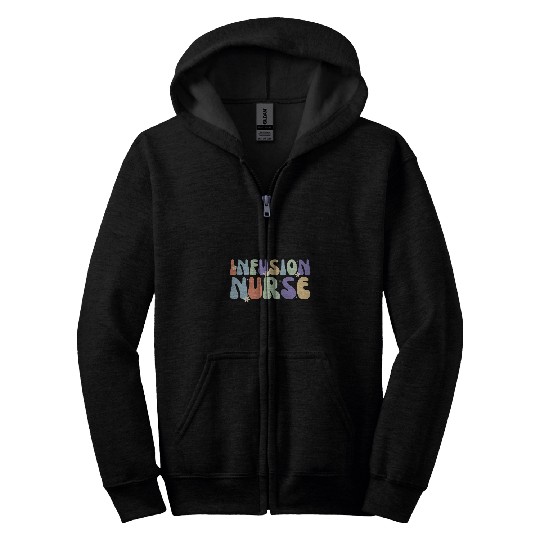 nurses Week Groovy Appreciation Day Retro Nursing Hospital Zip Hoodies
