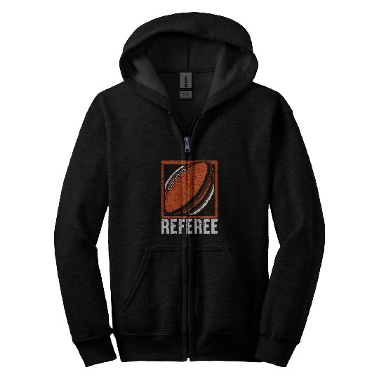 Referee Draft Day Fantasy Football 1 Zip Hoodies