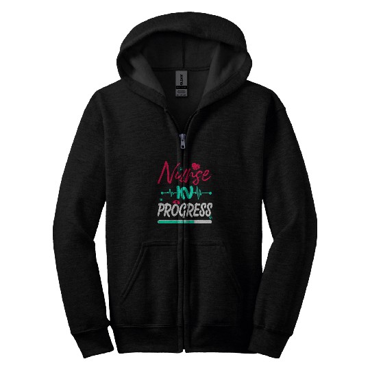 nurses In Progress Nursing Student Future nurses 1 Zip Hoodies