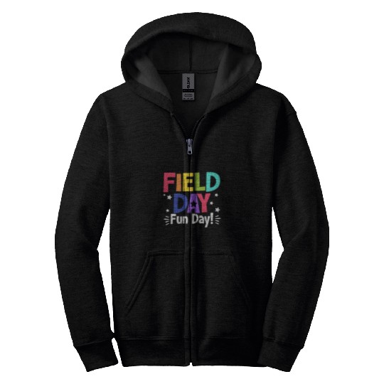 field day field trip fun day teacher student Zip Hoodies