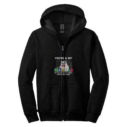 Funny Meme Cats Scientist Physics Chemistry Nerd Zip Hoodies