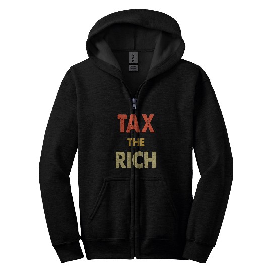 Tax The Rich vintages Retro Cancel Student Debt AOC 11 Zip Hoodies