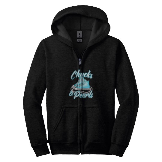 Chucks and Pearls 6 Zip Hoodies