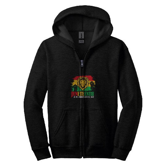 Juneteenth 1865 Black History American Pride Melanin African 7 Zip Hoodies