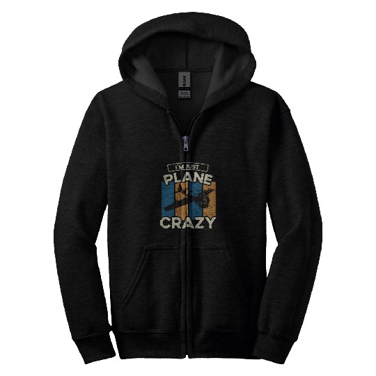 Im Just Plane Airlines Airplane Aircraft Navigation Zip Hoodies