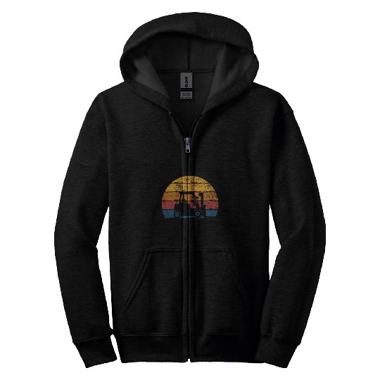 Forklift Driver Forklift Operator Zip Hoodies