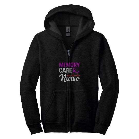 Memory Care nurses medicals Assistant RN Student Zip Hoodies
