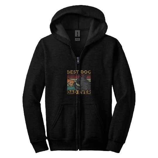 French Bulldog Pet bests dog dad ever Zip Hoodies