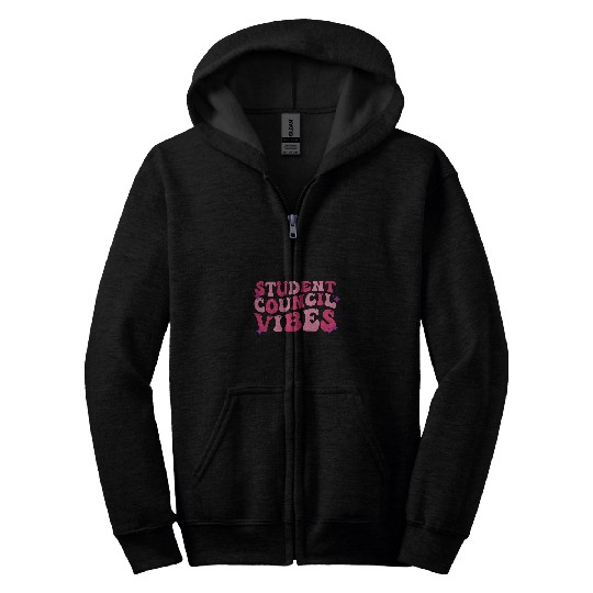 Student Council Vibes School Student Council 1 Zip Hoodies