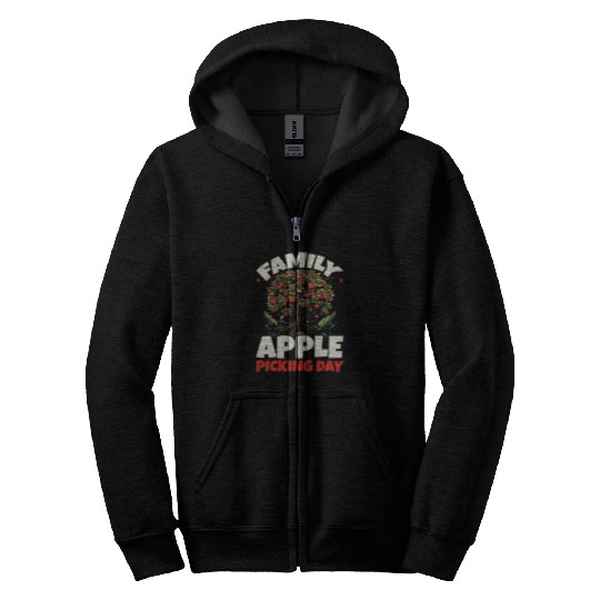 Apple Picking Apple Tree Apple Fruit Lover Apple Farmer 21 Zip Hoodies
