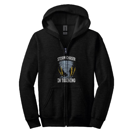 Tornado Chaser Meteorologist Storm Chasing Storm Hunter 21 Zip Hoodies