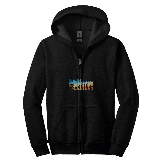 Fireman Boots Evolution Volunteer Firefighter Firefighting Zip Hoodies