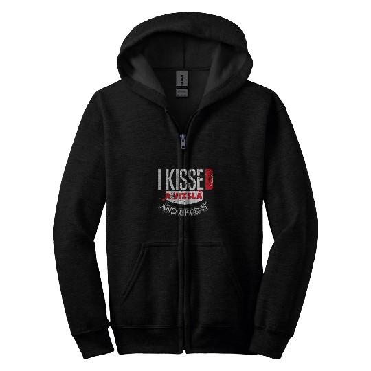 I Kissed A Vizsla And Liked It Zip Hoodies