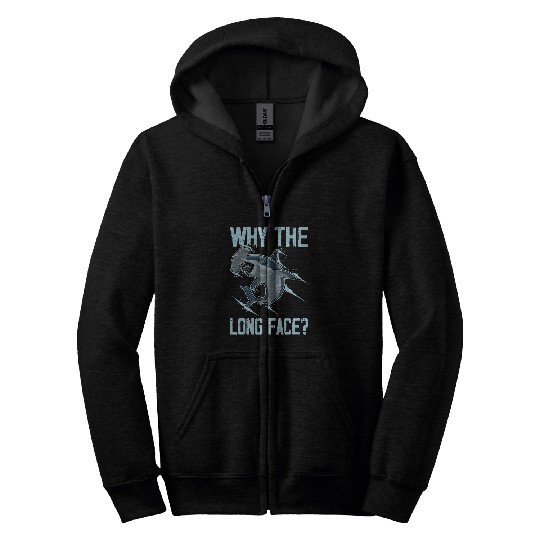 Hammerhead Shark Hammer Hear Shark Lover Sea Biologist 4 Zip Hoodies