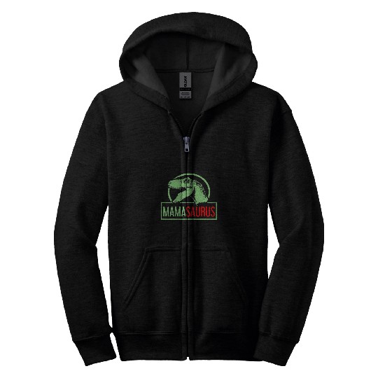 Dinosaur Pet Dinosaur Tee Mamasaurus Gift Design Zip Hoodies