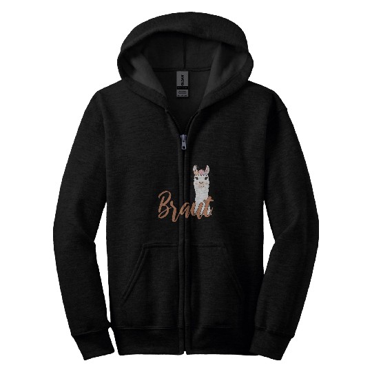 Llama Pet bride to be lama alpaca alpaca jga engagement 9 Zip Hoodies