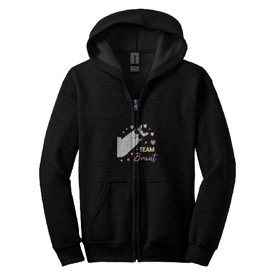 Llama Pet Team Bride Stag Night JGA Saying Alpaca Zip Hoodies
