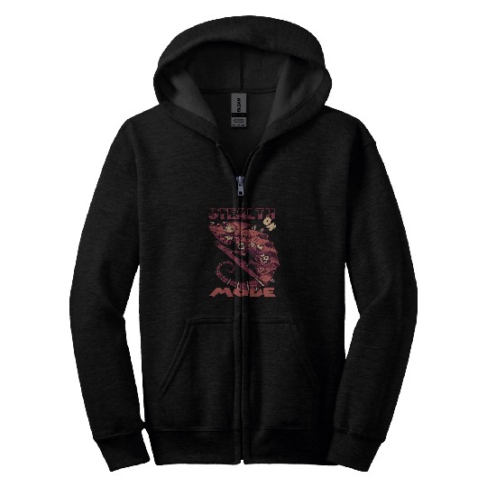 Gecko Pet Reptile Stealth Mode Funny Chameleon Gecko Lizard Zip Hoodies
