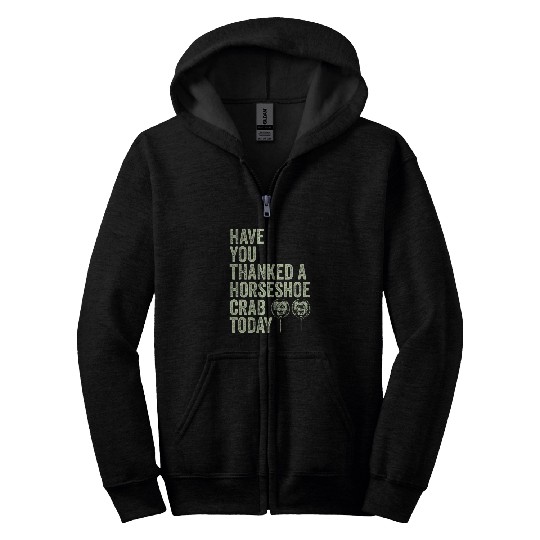 vintages Horseshoe crab Funny Quote For Biologists Fossils Zip Hoodies