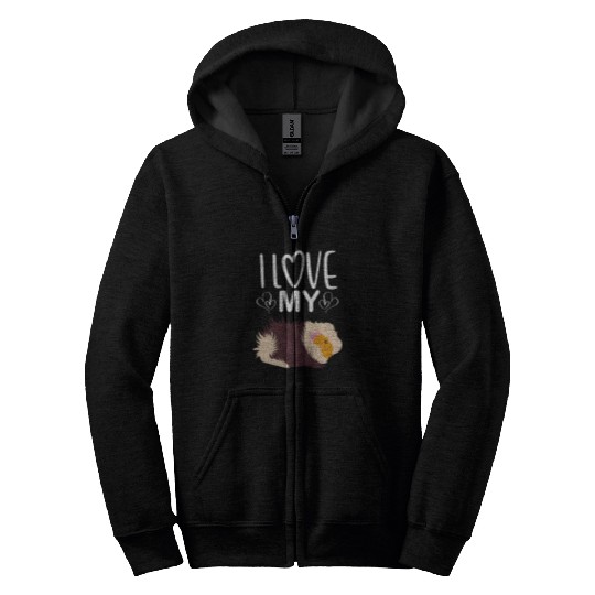Guinea Pig Pet I Love My Guinea Pig I Cute Guinea Pig I Guinea Pig 3 Zip Hoodies