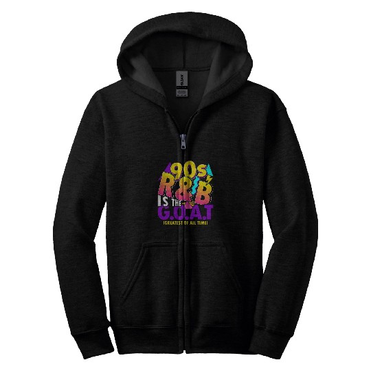Goats Pet 90s RB Is The Goats 90s r and b artist Zip Hoodies