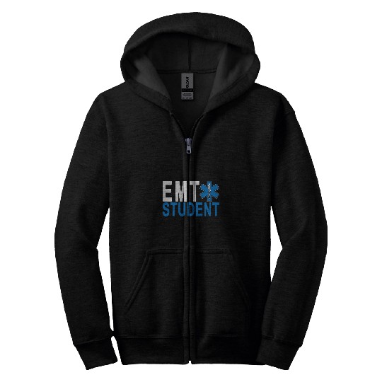 EMT Star Of Life EMT Student EMS First Responder Future Stud Zip Hoodies