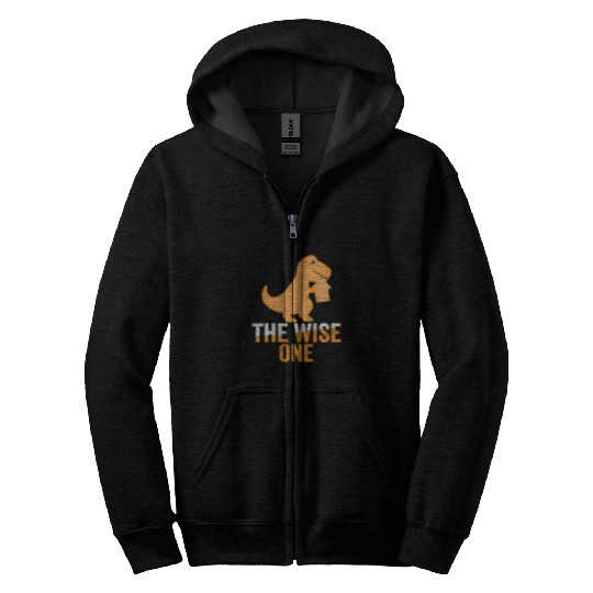 Dinosaur Pet Passover Matzo Dinosaur Funny Jewish Holiday The Wise One Zip Hoodies